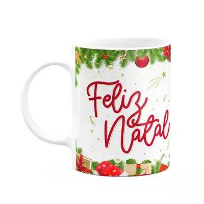 Caneca Natal Família - Feliz Natal Pai - 325ml — foto 4