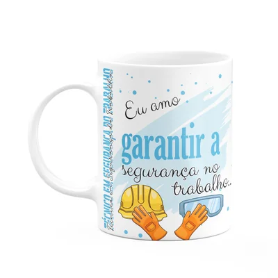 Caneca De Profissões - Sou Tec. Em Segurança Do Trabalho