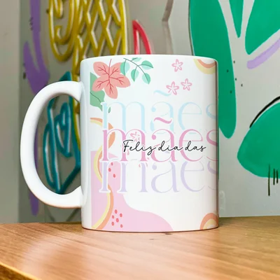 Caneca Mães - Mãe De Primeira Viagem - Feliz Dia - 325ml — foto 2