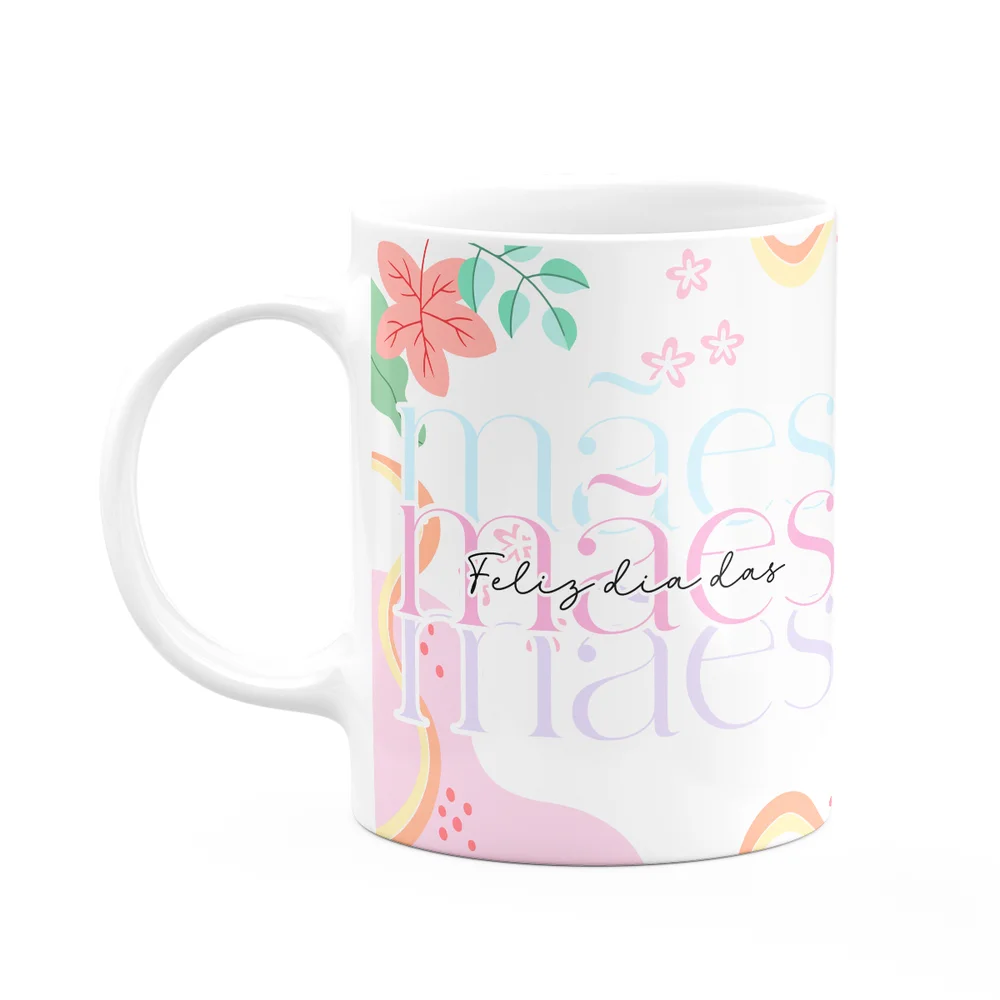 Imagem 4 de 5 do produto Caneca Mães - Mãe De Primeira Viagem - Feliz Dia - 325ml