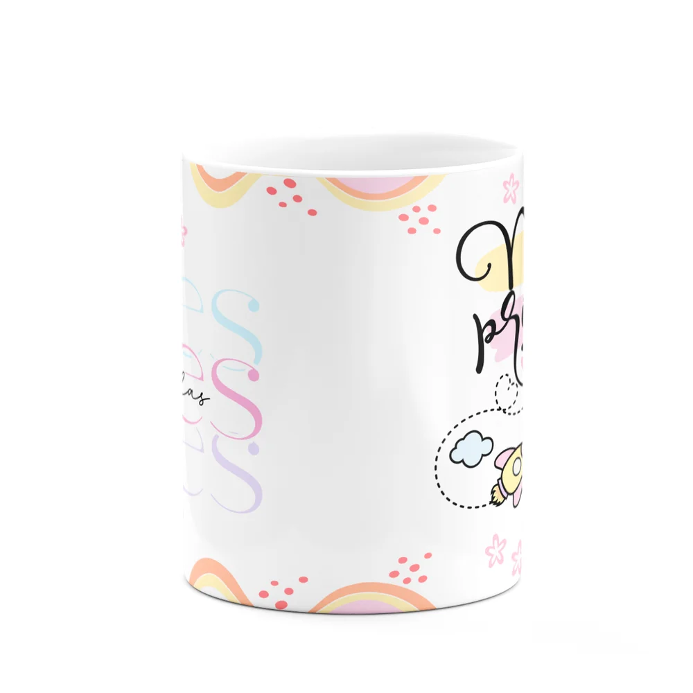 Imagem 5 de 5 do produto Caneca Mães - Mãe De Primeira Viagem - Feliz Dia - 325ml