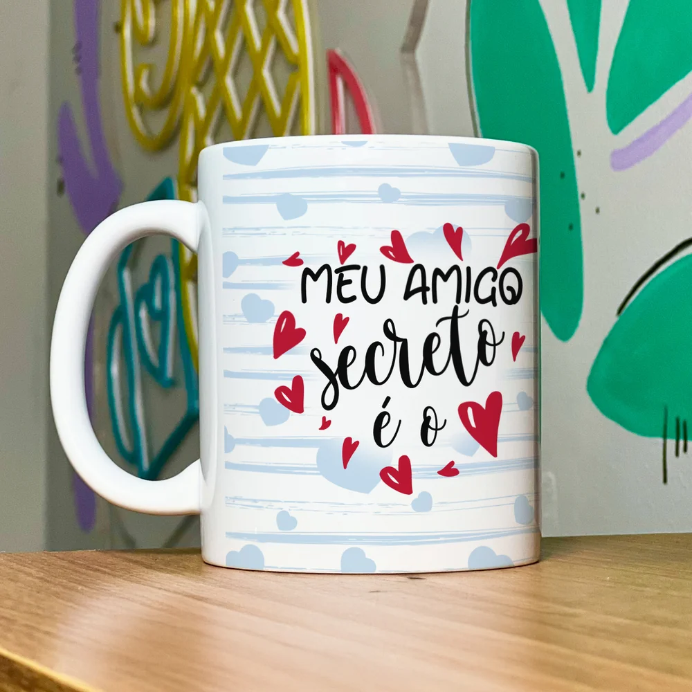 Imagem 2 de 5 do produto Caneca - Meu Amigo Secreto É O Meu Amor - 325ml