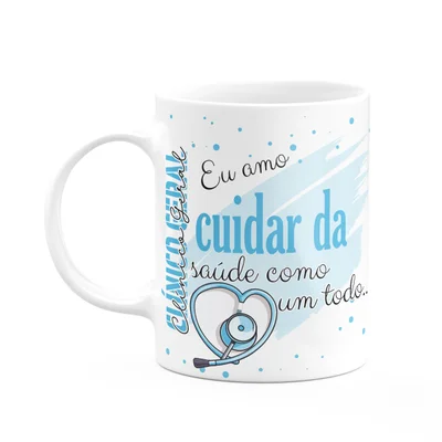 Caneca De Profissões - Sou Clínico Geral - M1 - 325ml
