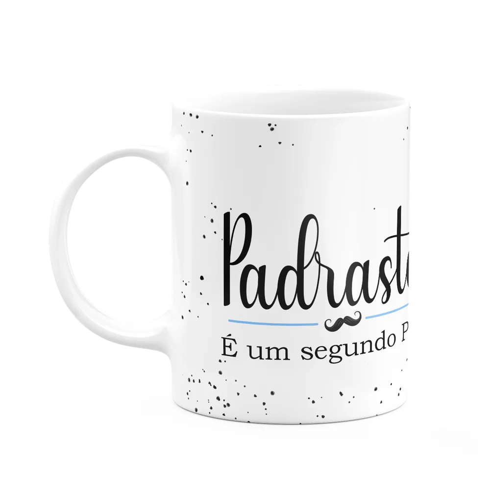 Imagem 1 de 5 do produto Caneca Minimalista Pais - Padrastro, É Um Segundo Pai