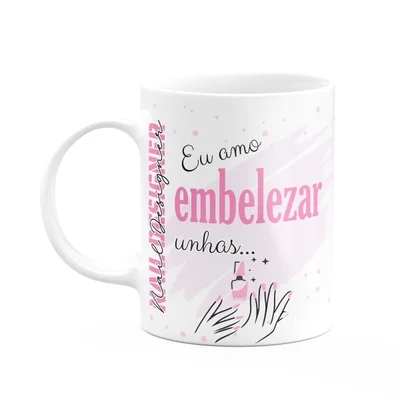 Caneca De Profissões - Sou Nail Designer - 325ml