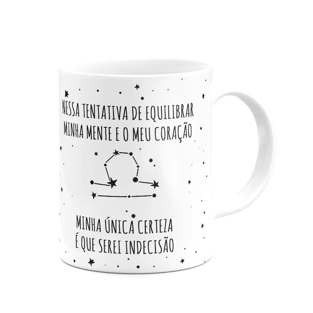 Imagem 4 de 5 do produto Caneca Signos Cartoon - Ele É De Libra - 325ml