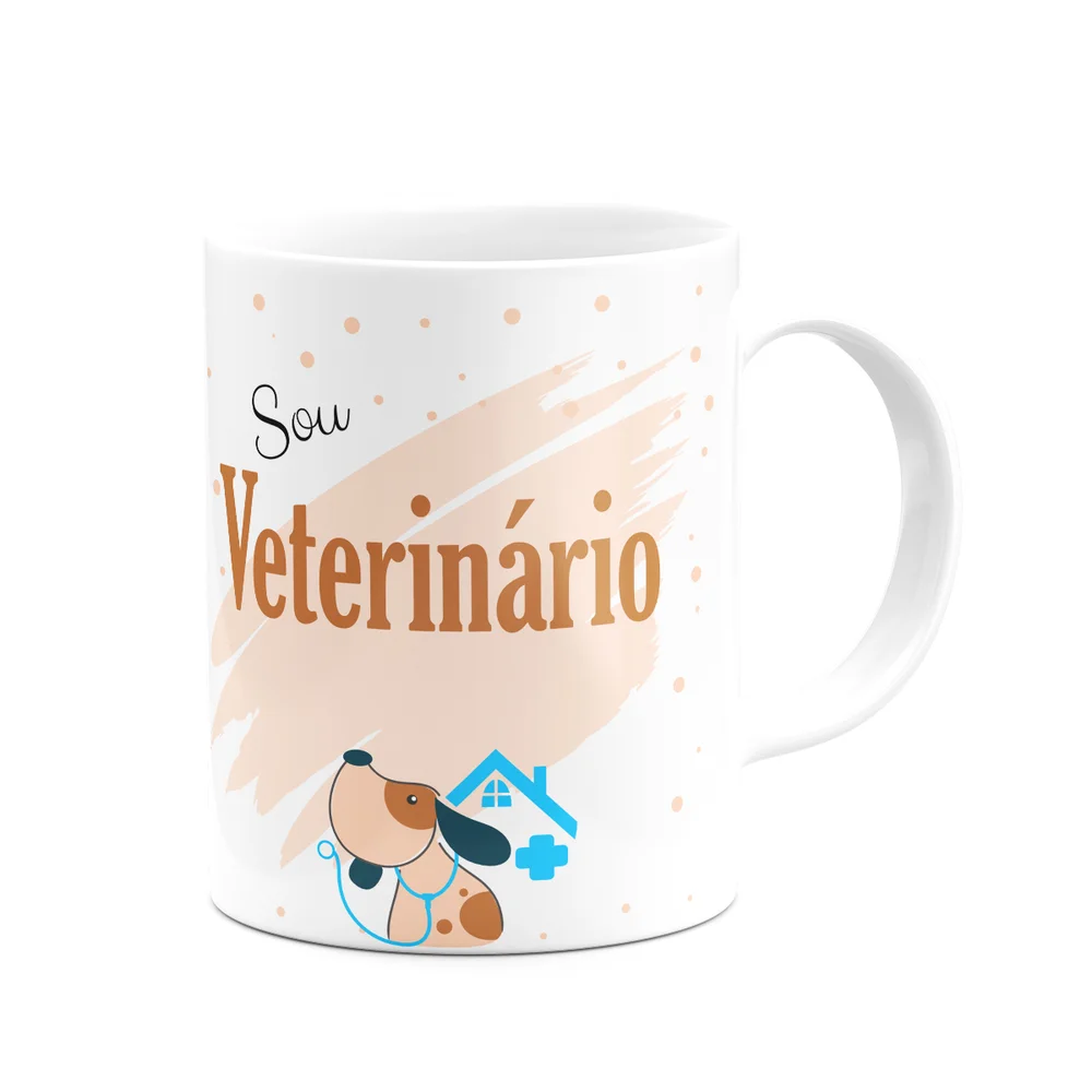 Imagem 4 de 5 do produto Caneca De Profissões - Sou Veterinário - 325ml