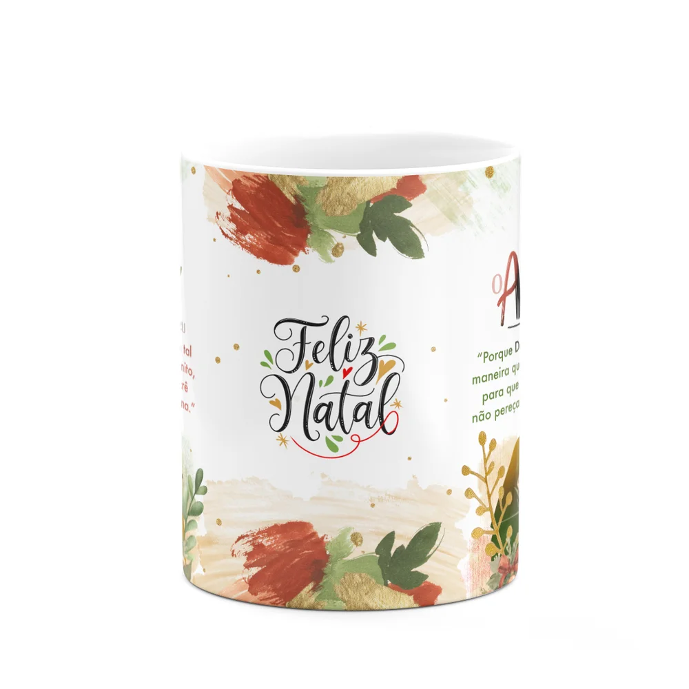 Imagem 5 de 5 do produto Caneca Natal Abençoado - O Amor Desceu Do Céu