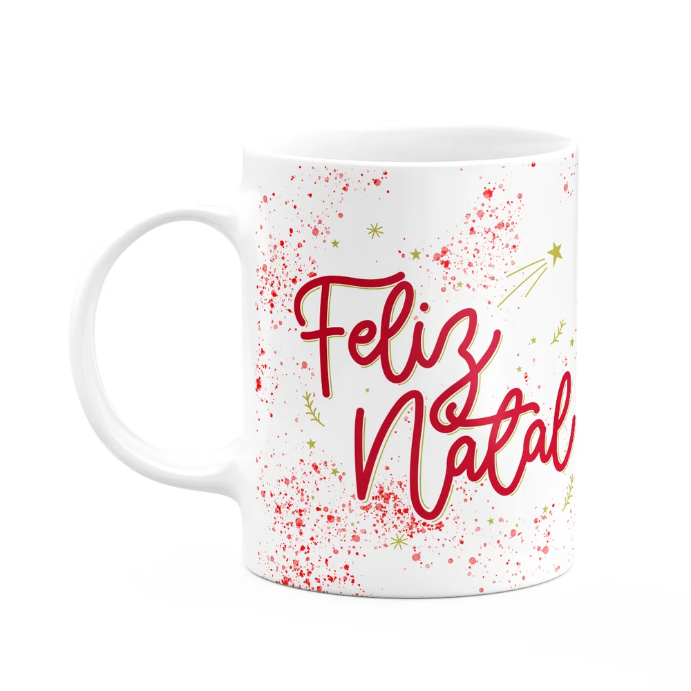 Imagem 4 de 5 do produto Caneca Natal Família - Feliz Natal Dindo - 325ml