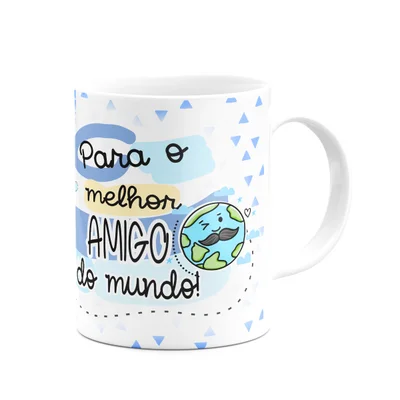 Caneca Amizade - Para O Melhor Amigo Do Mundo - 325ml