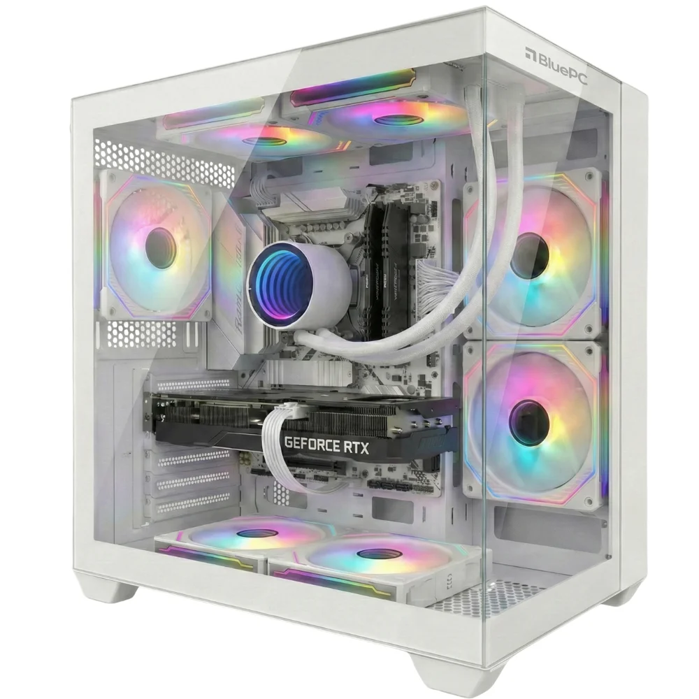 PC Gamer Ludic By Balão.info - Amd Ryzen 5 5500, Geforce RTX 3050 6gb, 32gb Ram, SSD 1TB M.2 Nvme, 600w 80 Plus, Branco, Water Cooler - Pgbp-lu2682