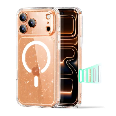 Capa Esr Para Iphone 17 Pro Max Magsafe Transparente Brilho
