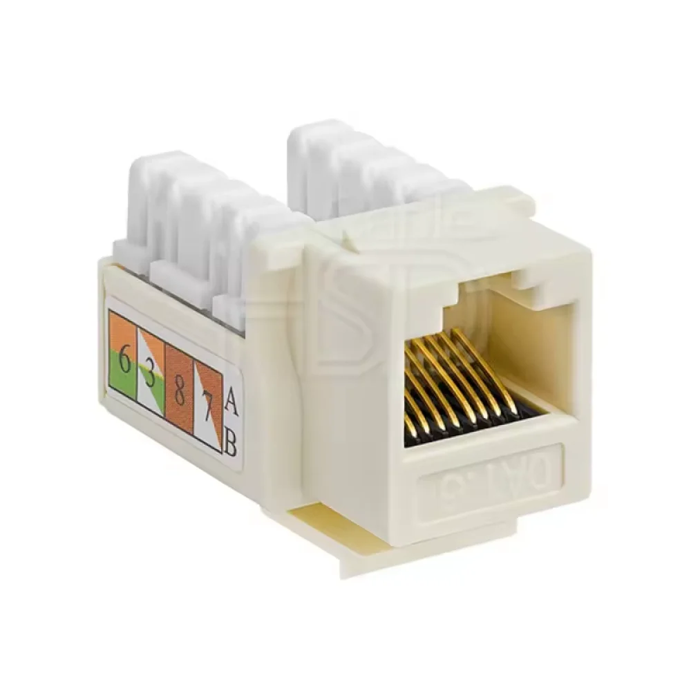 Imagem 2 de 5 do produto Conector Keystone Fêmea Modular Jack Rj45 Cat6 8 Pino