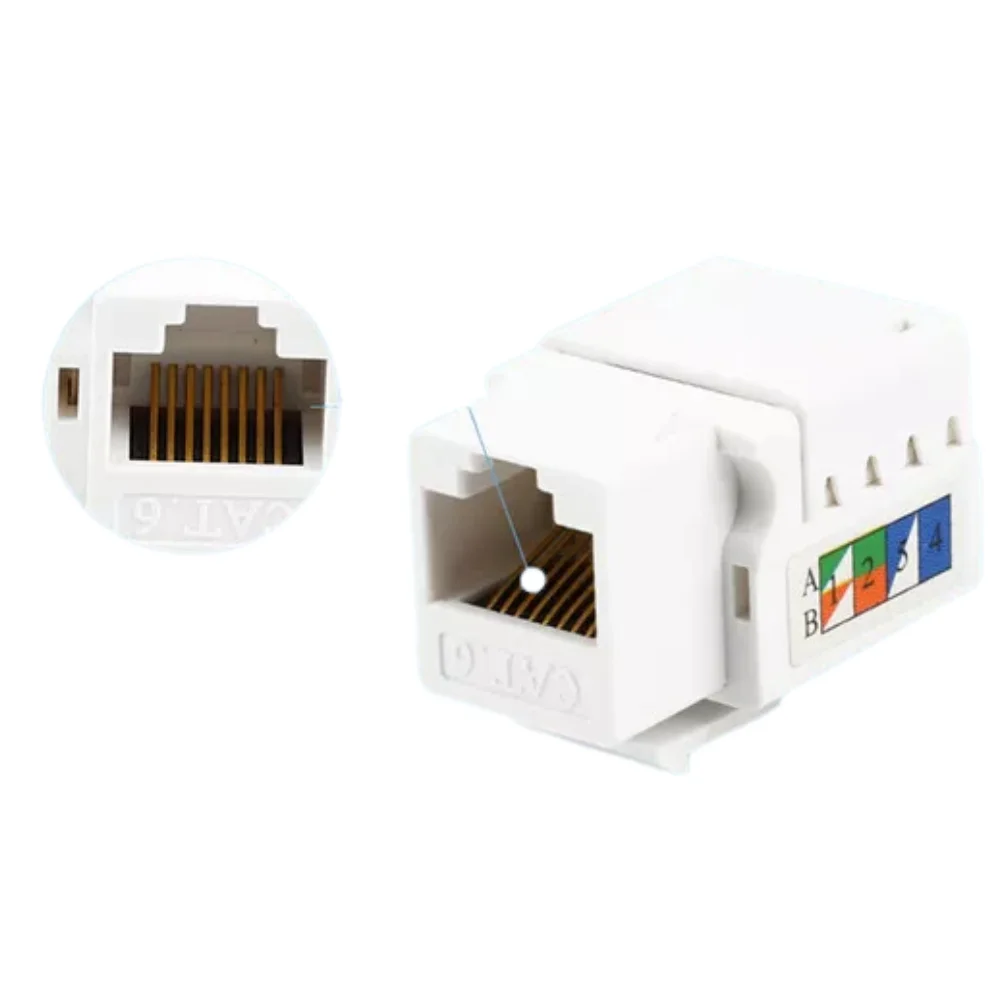 Imagem 5 de 5 do produto Conector Keystone Fêmea Modular Jack Rj45 Cat6 8 Pino