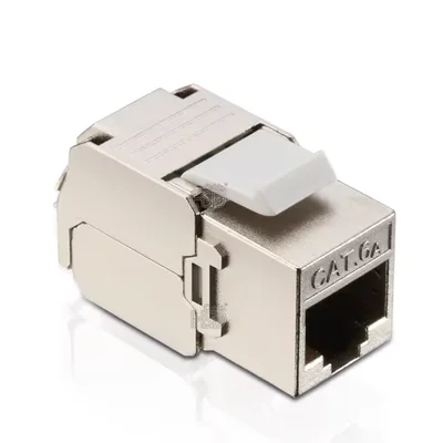 Conector Keystone Fêm. Mod. Jack Rj45 Cat6a Blindado Gigabit
