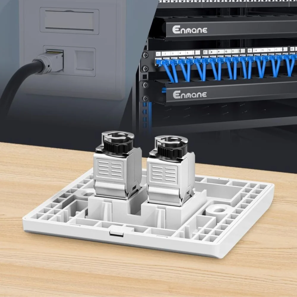 Imagem 4 de 5 do produto Conector Keystone Fêm. Mod. Jack Rj45 Cat6a Blindado Gigabit