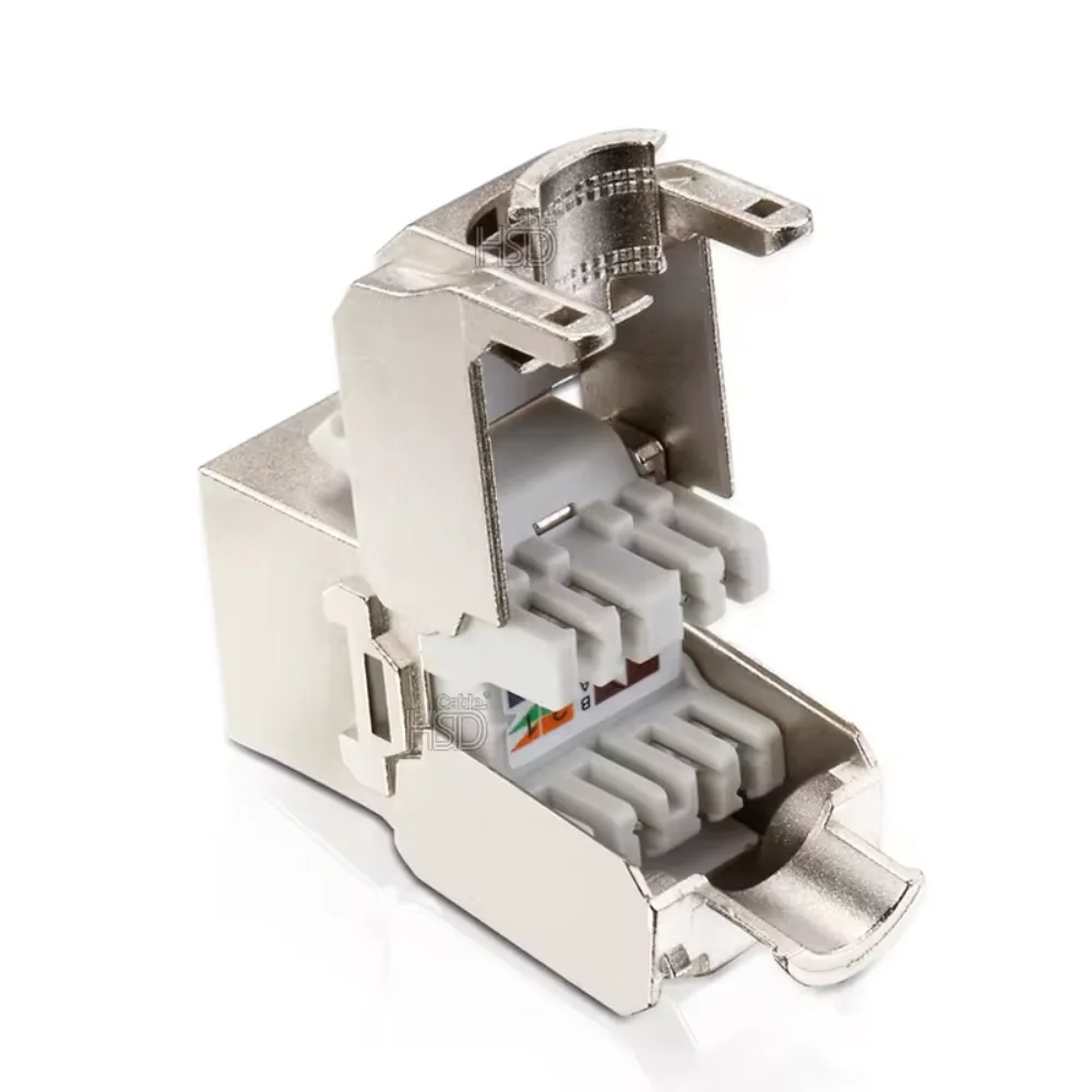 Imagem 5 de 5 do produto Conector Keystone Fêm. Mod. Jack Rj45 Cat6a Blindado Gigabit