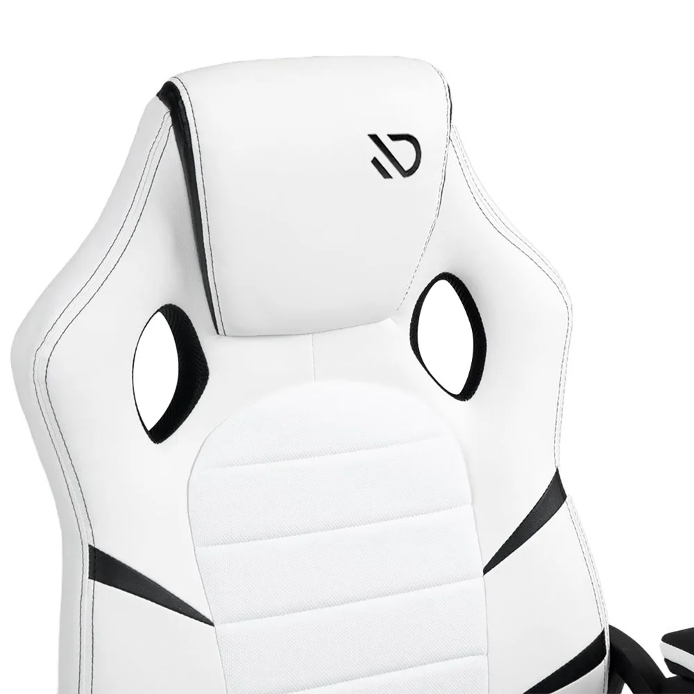 Imagem 2 de 5 do produto Cadeira Gamer Duex Infinite Boost Dx9002wbk Branco E Preto