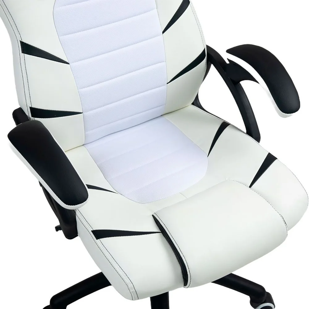Imagem 3 de 5 do produto Cadeira Gamer Duex Infinite Boost Dx9002wbk Branco E Preto