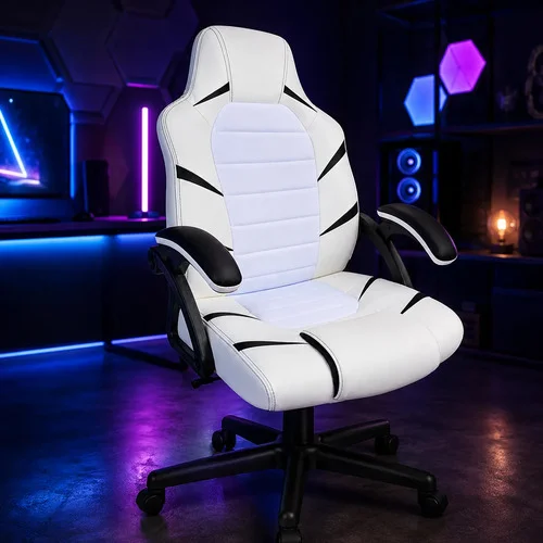 Imagem 5 de 5 do produto Cadeira Gamer Duex Infinite Boost Dx9002wbk Branco E Preto