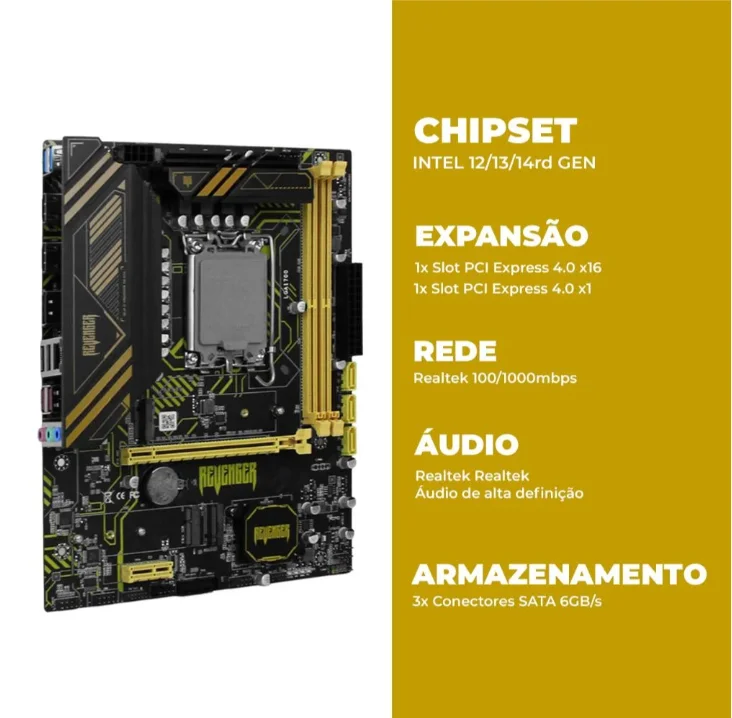 Placa Mãe B760 - Revenger (LGA 1700)