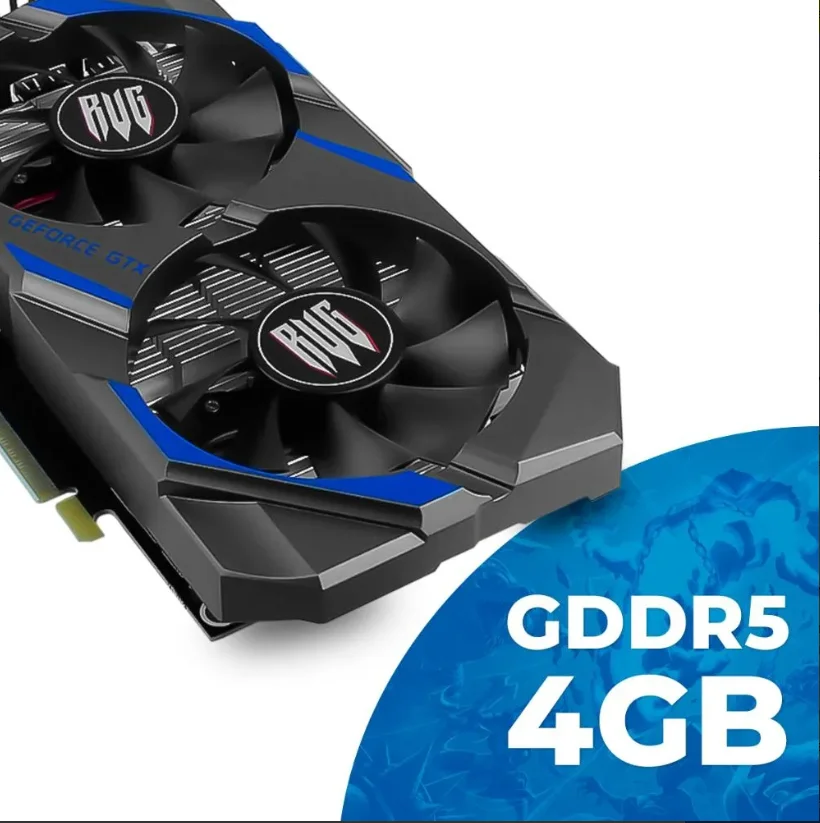 Placa de Vídeo GTX 1050 Ti 4GB GDDR5 | Dual Fan | HDMI DVI DisplayPort | PC Gamer 6