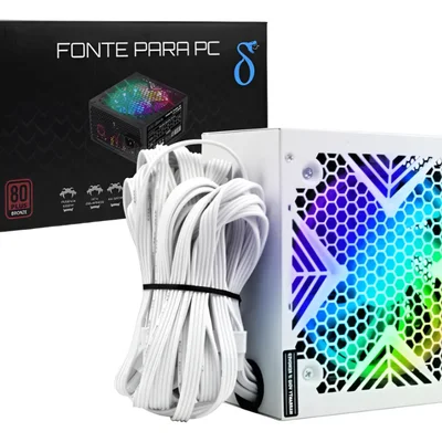 Fonte ATX 750W Bivolt para PC | 80 Plus | Conector Padrão | Custo-Benefício