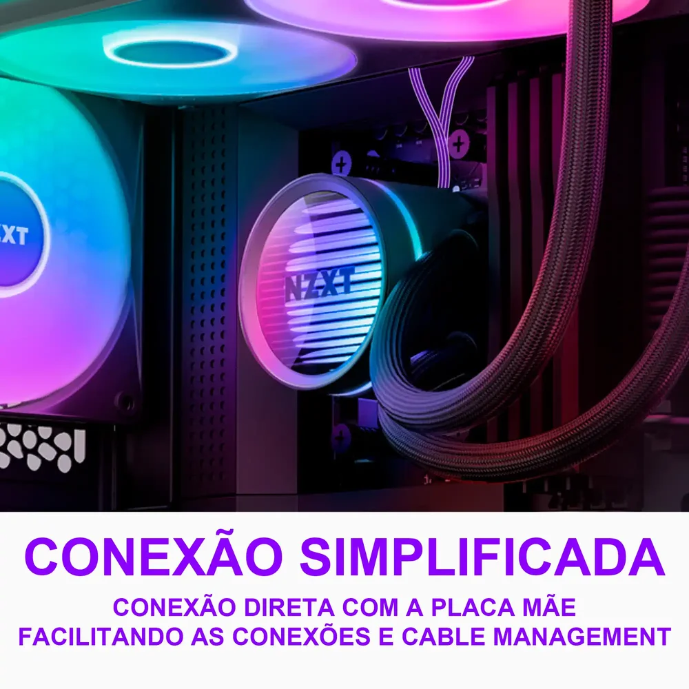 Water Cooler Nzxt Kraken Core 360 RGB Preto Rl-kr36c-b1 Water Cooler Nzxt Kraken Core 360 RGB Preto Rl-kr36c-b1