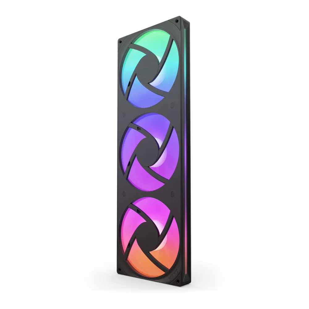 Fan 420mm Nzxt F420, RGB, Triple Core (3 X 140mm), Black - Rf-u42hf-b1 5