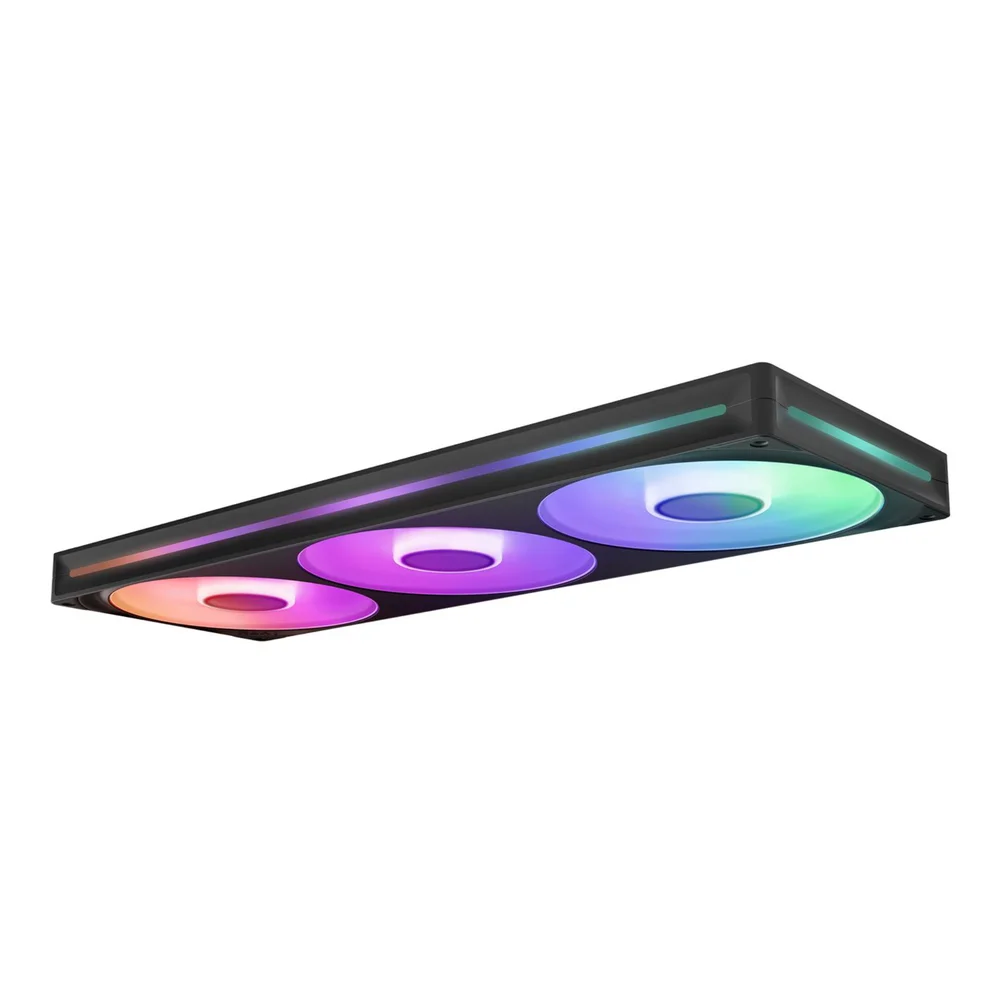 Fan 420mm Nzxt F420, RGB, Triple Core (3 X 140mm), Black - Rf-u42hf-b1 7