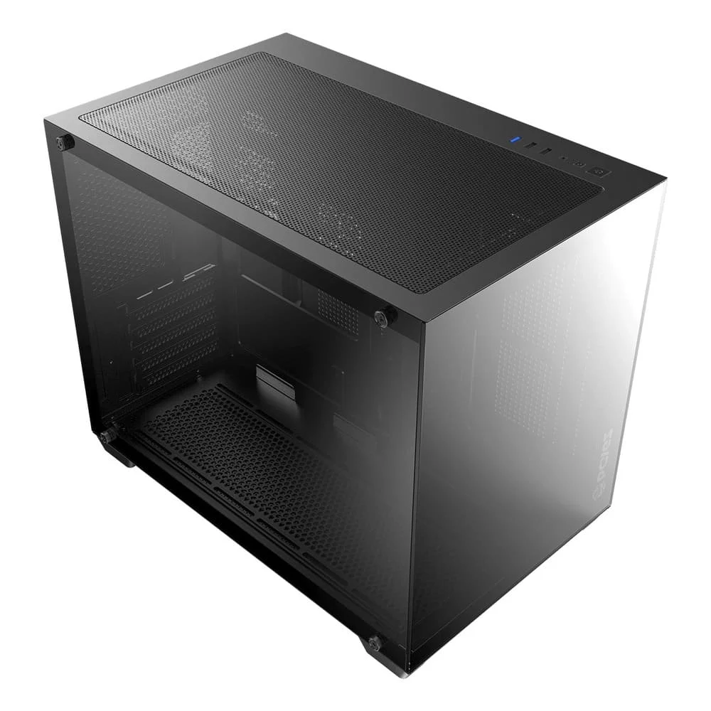 Imagem 3 de 5 do produto Gabinete Gamer PCyes Forcefield V2 Black Vulcan - Gffv2bv