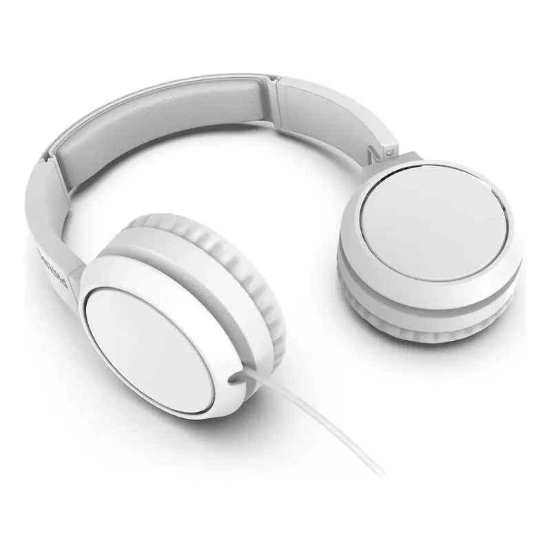 Imagem 3 de 5 do produto Fone Headphone De Ouvido Philips Tah4105 Com Microfone E Cabo De 1.2 Metros - Cor Branco