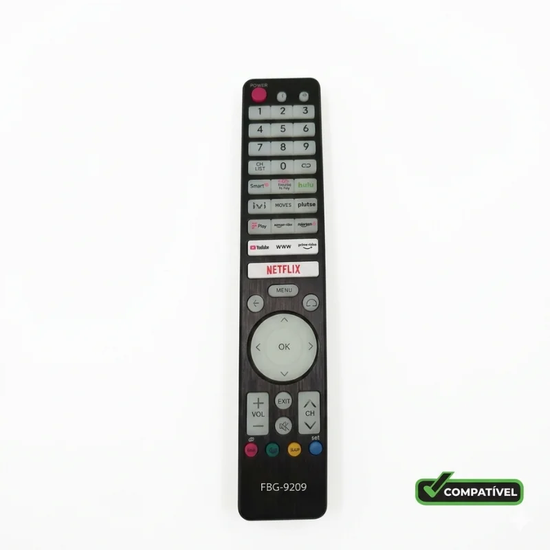 Imagem 5 de 5 do produto Controle Remoto Compatível Com Tv Samsung / Lg / Sony  Modelo Fbg-9209