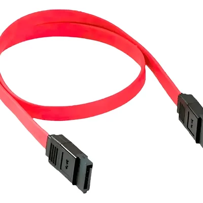 Cabo De Dados Sata 45cm Para Hd, SSD, Gravador, Drives