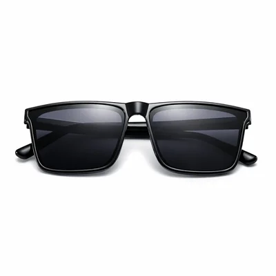 Oculos De Sol Unisex Tendência Verão Versatil Estiloso Preto
