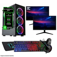 Computador Gamer Efacini Nyx i5, 2 Monitores, 16gb Ram, Placa De Vídeo 4gb, SSD 512gb