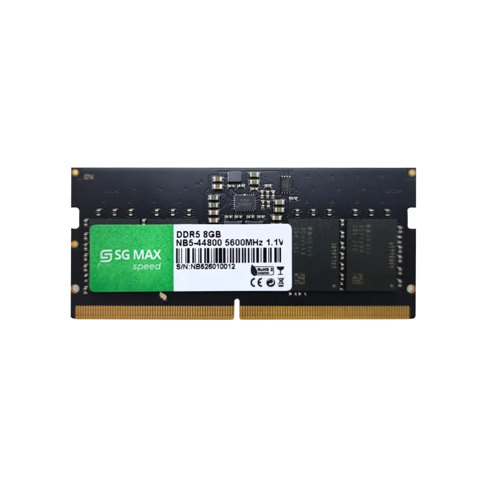 Imagem 3 de 5 do produto Memoria Notebook 8GB Ddr5 5600 Cl46 1.1v Soddim Sgm8gl5600cl46nb Sgmax