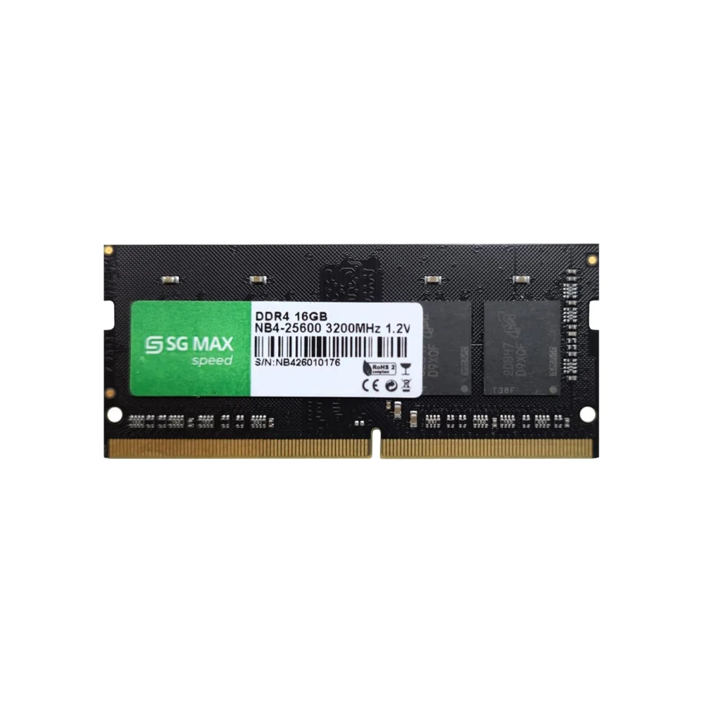 Imagem 5 de 5 do produto Memoria Notebook 16gb Ddr4 3200 Cl22 1.2v Soddim Sgm16gl3200cl22nb Sgmax
