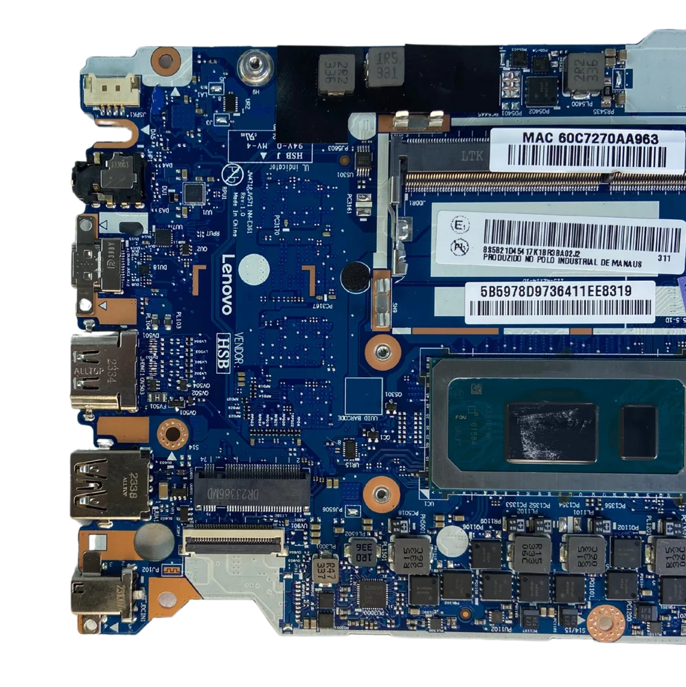Placa Mãe Lenovo Ideapad 1 i3 12 Th Nm-e361 Jv471 E Jv571 6