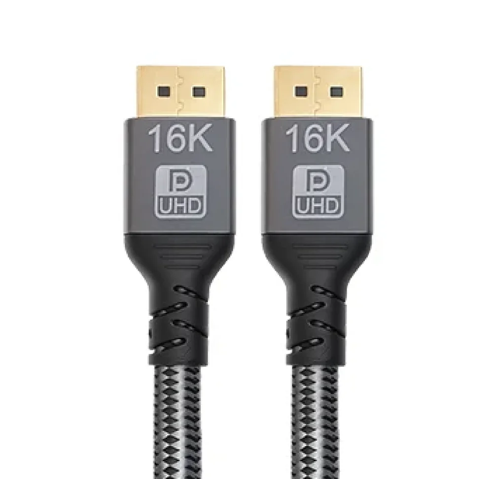 Imagem 2 de 3 do produto Cabo Displayport / Displayport 2mt 2.1v 16k 60hzplugs Metal