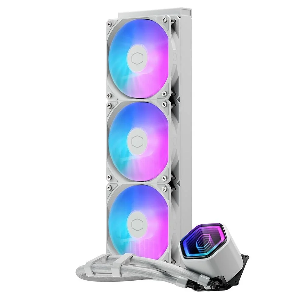Water Cooler Masterliquid Core Ii 360 Branco 3 Fans ARGB Mlw-d36m-a18pa-rw Water Cooler Masterliquid Core Ii 360 Branco 3 Fans ARGB Mlw-d36m-a18pa-rw