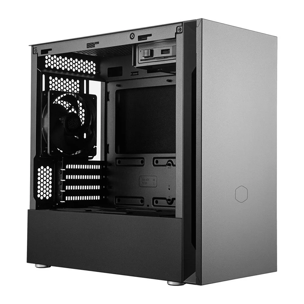 Imagem 3 de 5 do produto Gabinete Cooler Master Silencio S400 Micro-atx Lateral Em Aço Baia Odd Mcs-s400-kn5n-s00