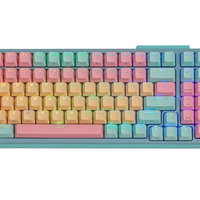 Teclado Gamer Mecanico Cooler Master Mk770 Macaron RGB Wireless 2.4ghz Bluetooth Type-c Kailh Box V2  Mk-770-mckw1-us