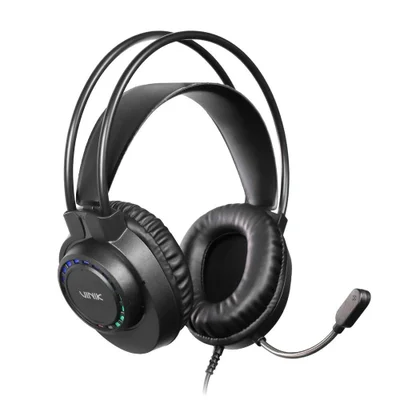 Fone De Ouvido Headset Gamer Vinik Vulcano Usb - LED Rainbow - Vkhsgvcn