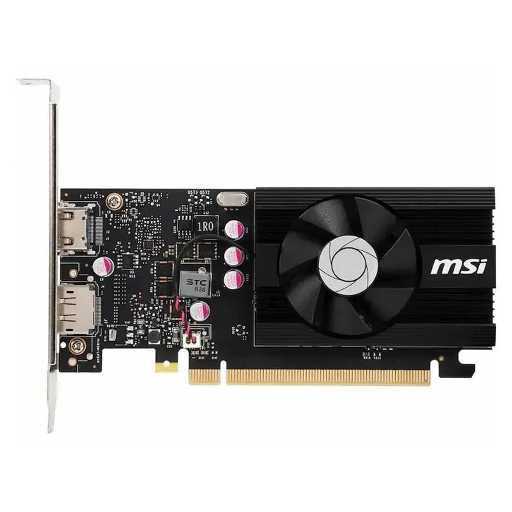 Placa De Vídeo Msi Nvidia Geforce Gt 1030 4gd4 Lp Oc, 4gb, GDDR4, 64 Bits, 912-v812-001 Placa De Vídeo Msi Nvidia Geforce Gt 1030 4gd4 Lp Oc, 4gb, GDDR4, 64 Bits, 912-v812-001