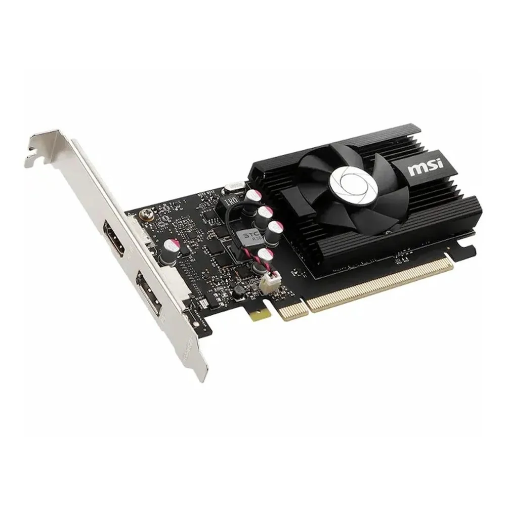 Placa De Vídeo Msi Nvidia Geforce Gt 1030 4gd4 Lp Oc, 4gb, GDDR4, 64 Bits, 912-v812-001 Placa De Vídeo Msi Nvidia Geforce Gt 1030 4gd4 Lp Oc, 4gb, GDDR4, 64 Bits, 912-v812-001