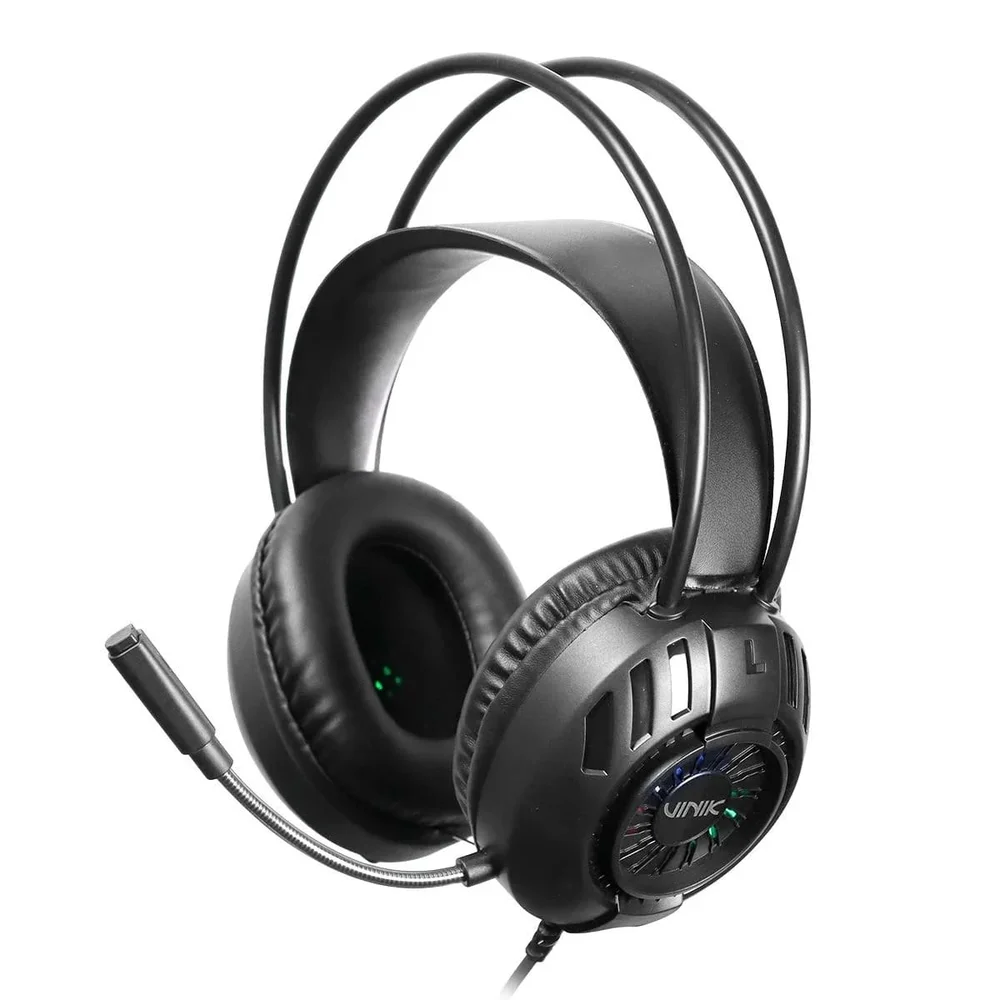 Imagem 3 de 5 do produto Fone De Ouvido Headset Gamer Vinik V-shield Usb - LED Rainbow - Vkhsgvsh