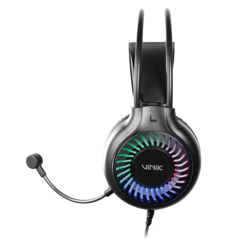 Imagem 4 de 5 do produto Fone De Ouvido Headset Gamer Vinik Hurricane Usb - LED Rainbow - Vkhsghcn
