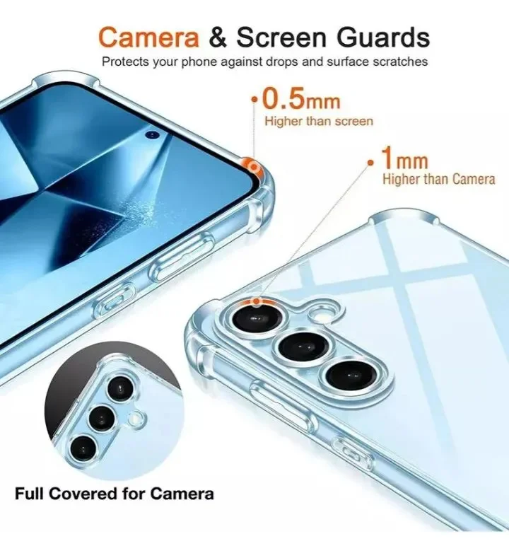 Capa Transparente Silicone Tpu Para Samsung Galaxy S26 Plus Anti Choque