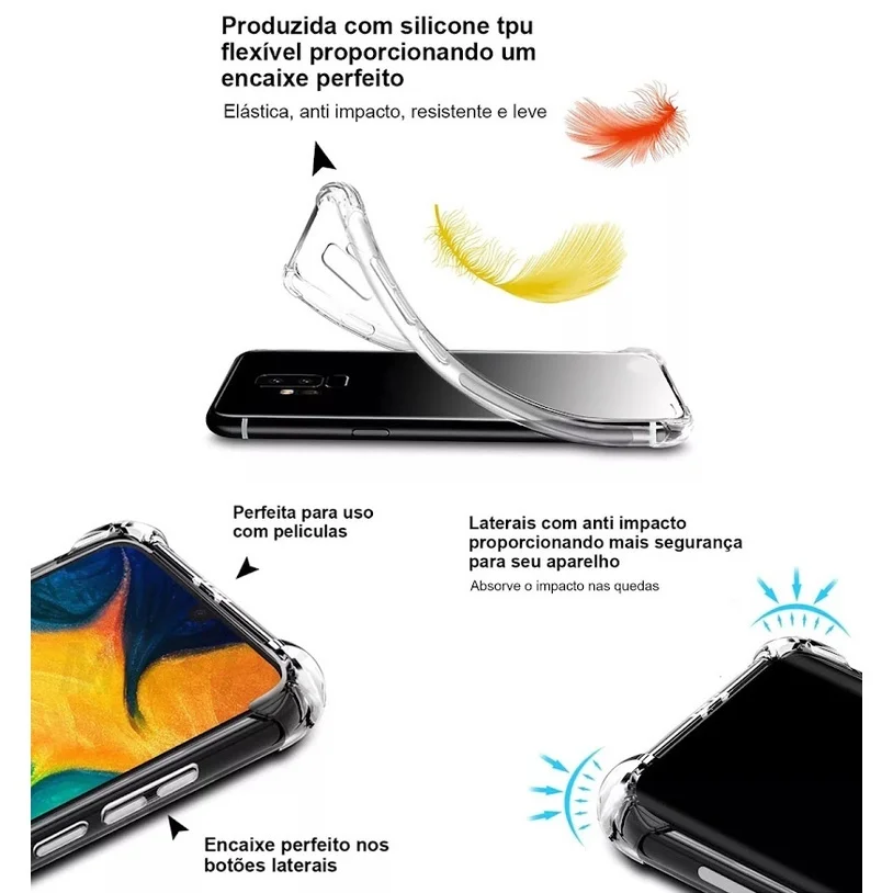Capa Capinha Silicone Tpu Para Samsung Galaxy S26 Anti Impactos